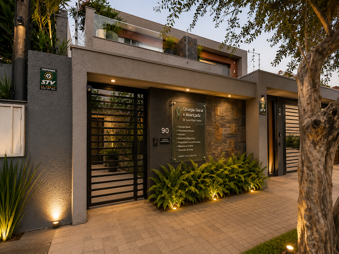 Fachada da clínica do Dr. Luis Filipe Vieira